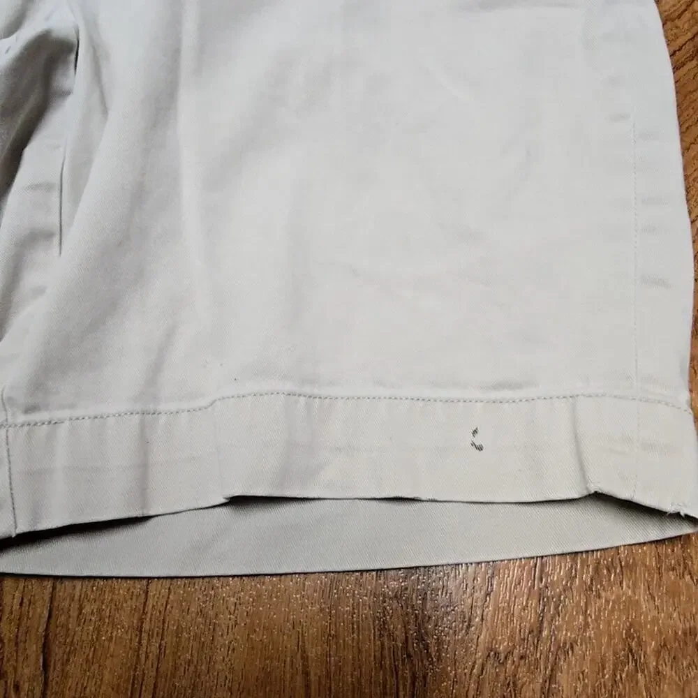 Polo Ralph Lauren Mens Chino Shorts Light Gray 100% Cotton Size 30